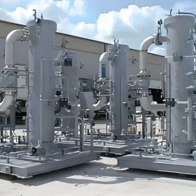 Вертикальная сепарация с коалесцирующим фильтрующим элементом