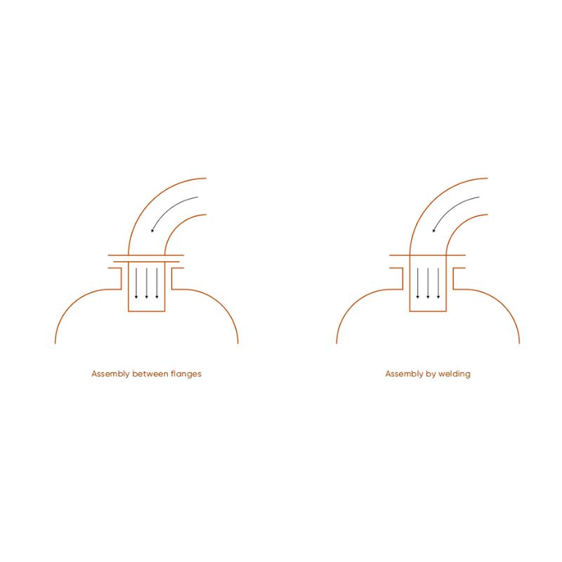 Диффузор подачи корма