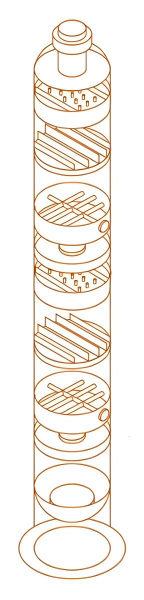 Внутренние элементы реактора